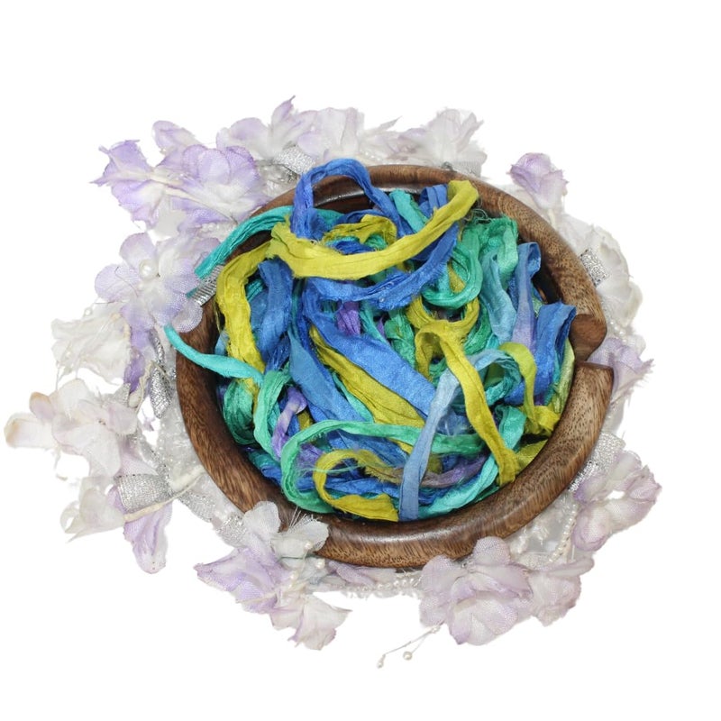 Knitsilk Sari Silk Ribbon Super Bulky Yarn - Image 2
